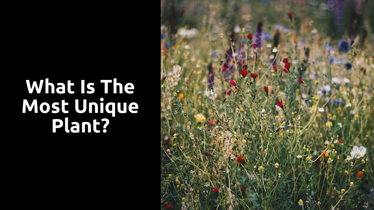 What is the most unique plant?